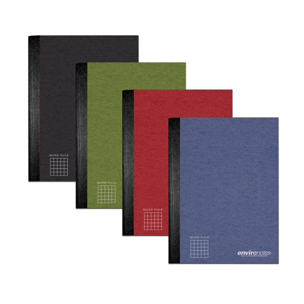 Roaring Spring, Environotes, 5x5, Quad Ruled, Comp Book, Assorted colors